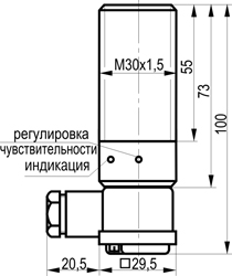 Габариты CSN ET86P5-31P-20-LZ